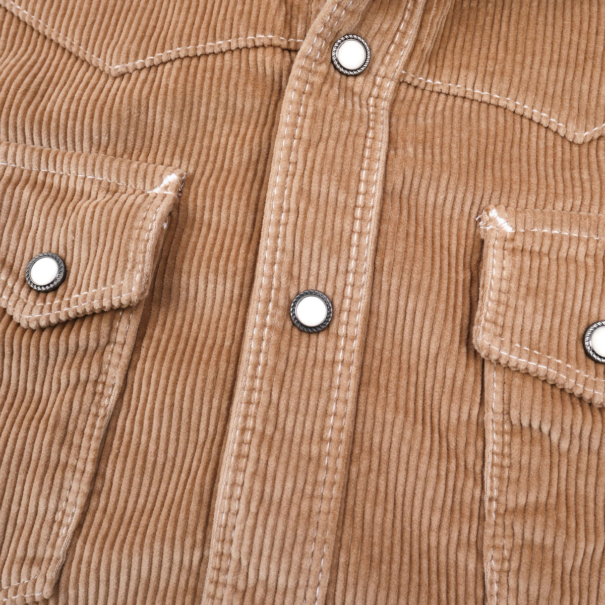 Freenote Cloth Calico Western Shirt - Tan Corduroy