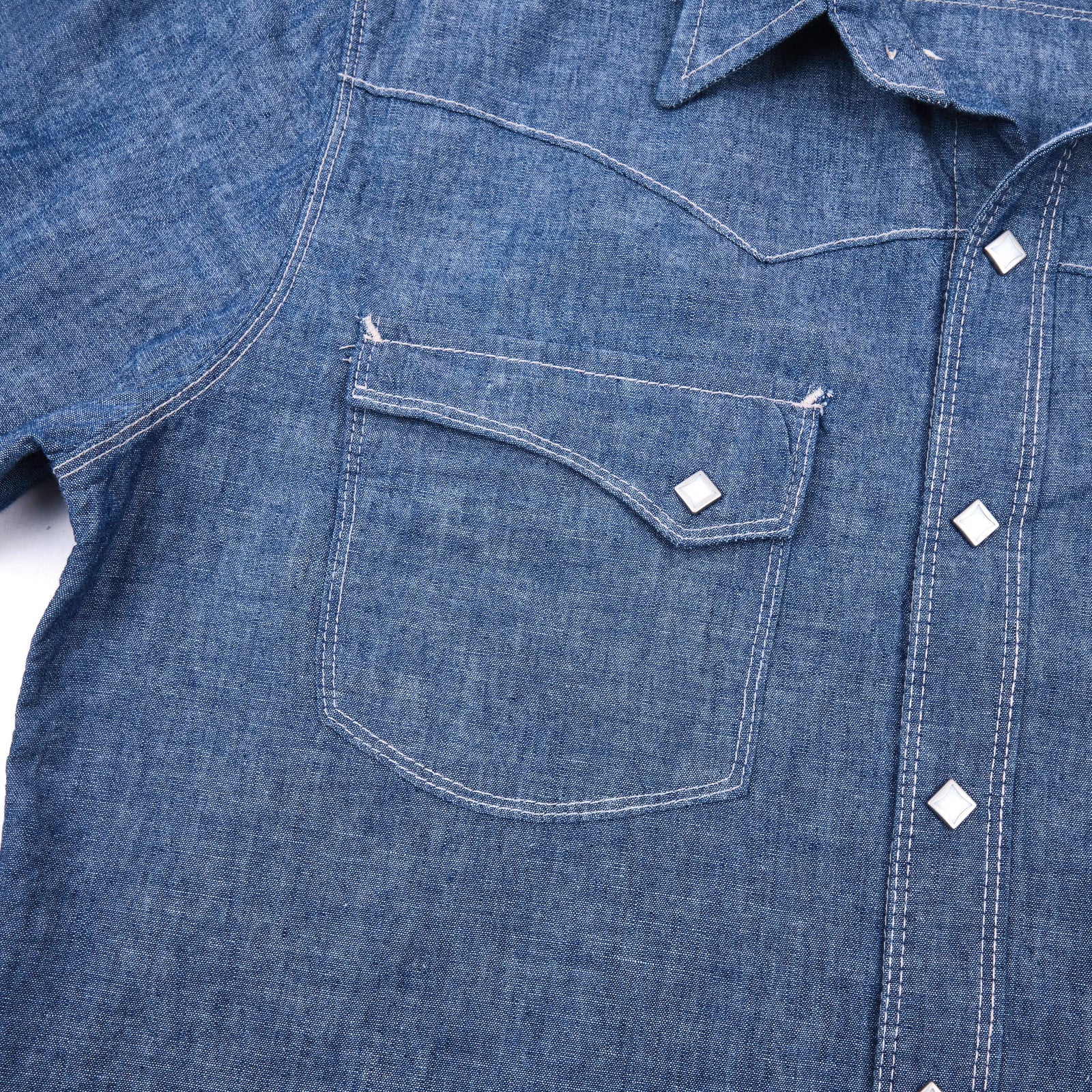 Freenote Cloth Calico Western Shirt - Dusty Blue