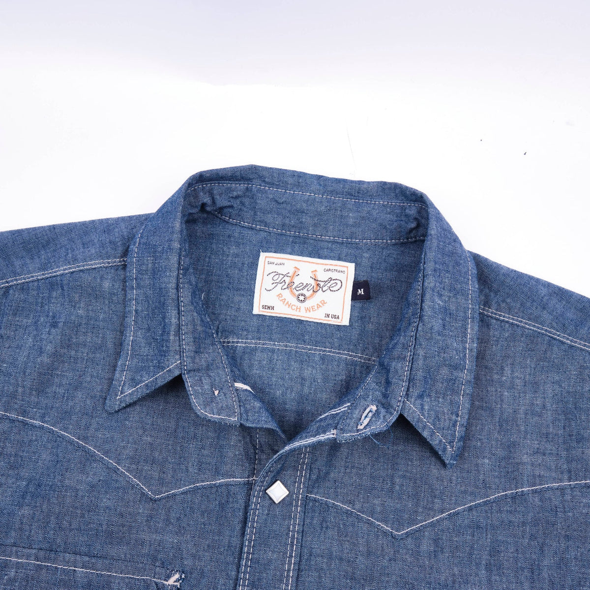 Freenote Cloth Calico Western Shirt - Dusty Blue – Guilty Party