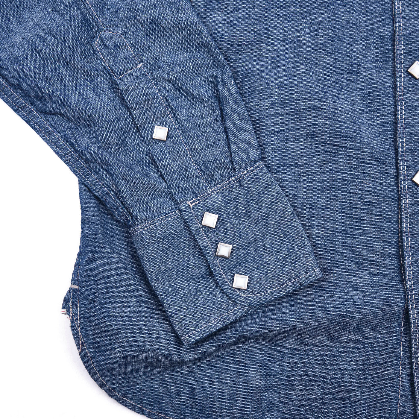 Freenote Cloth Calico Western Shirt - Dusty Blue
