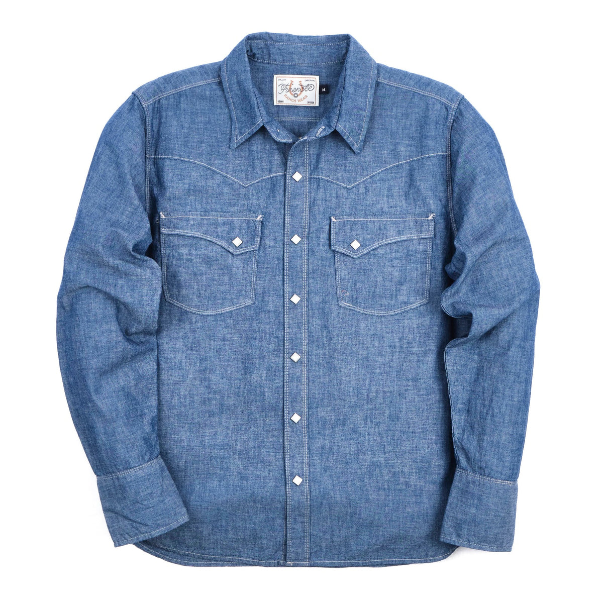 Freenote Cloth Calico Western Shirt - Dusty Blue – Guilty Party