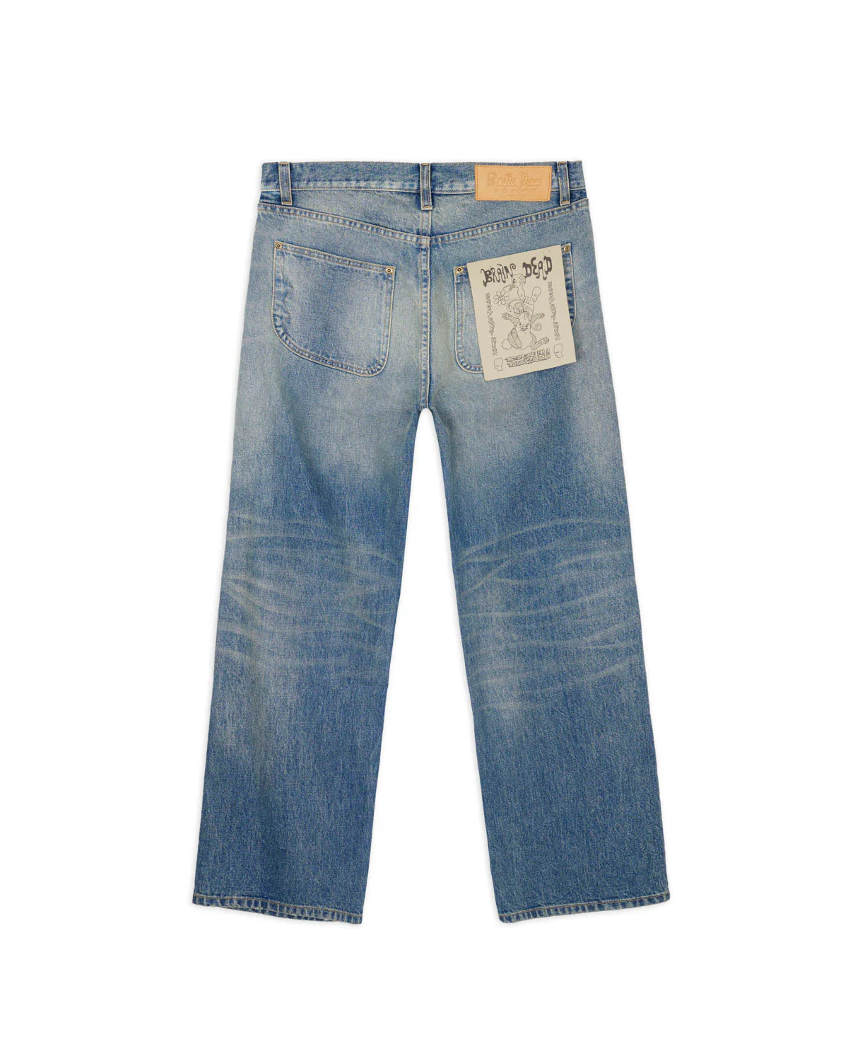 Brain Dead Type 00 15oz Selvedge Denim Pant - Washed Indigo