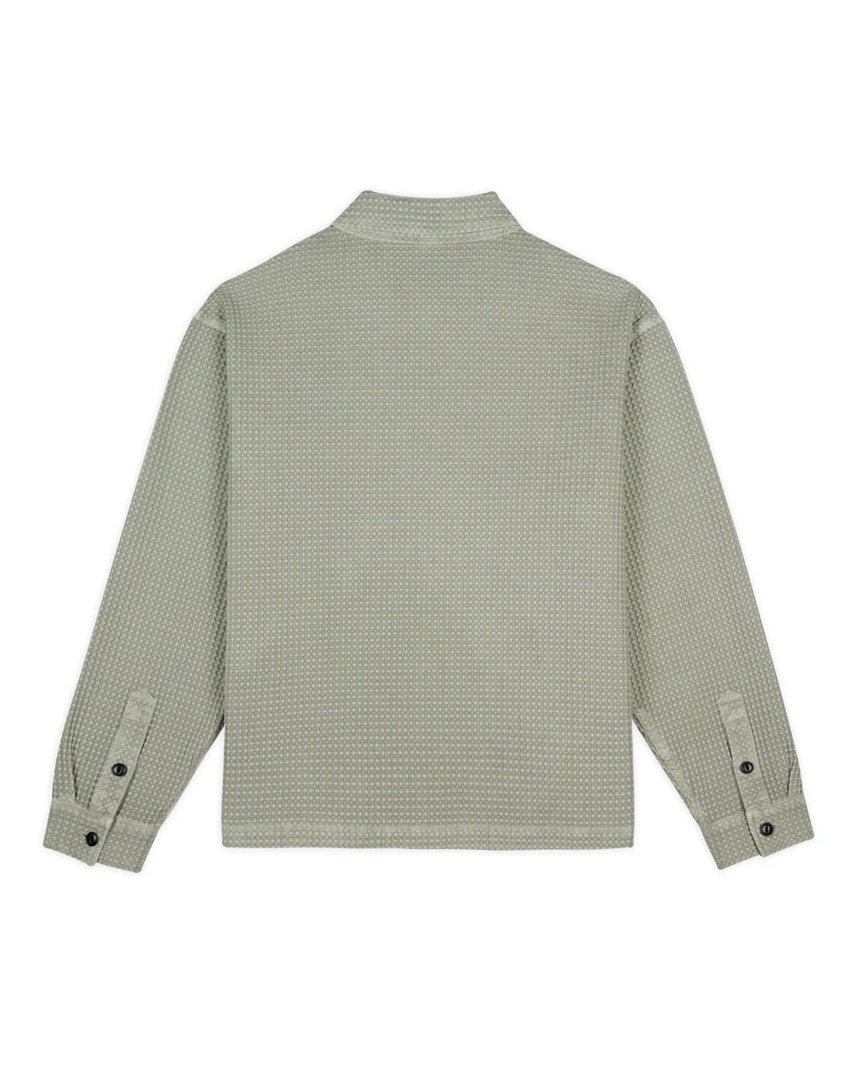 Brain Dead Waffle Button Front Shirt - Stone