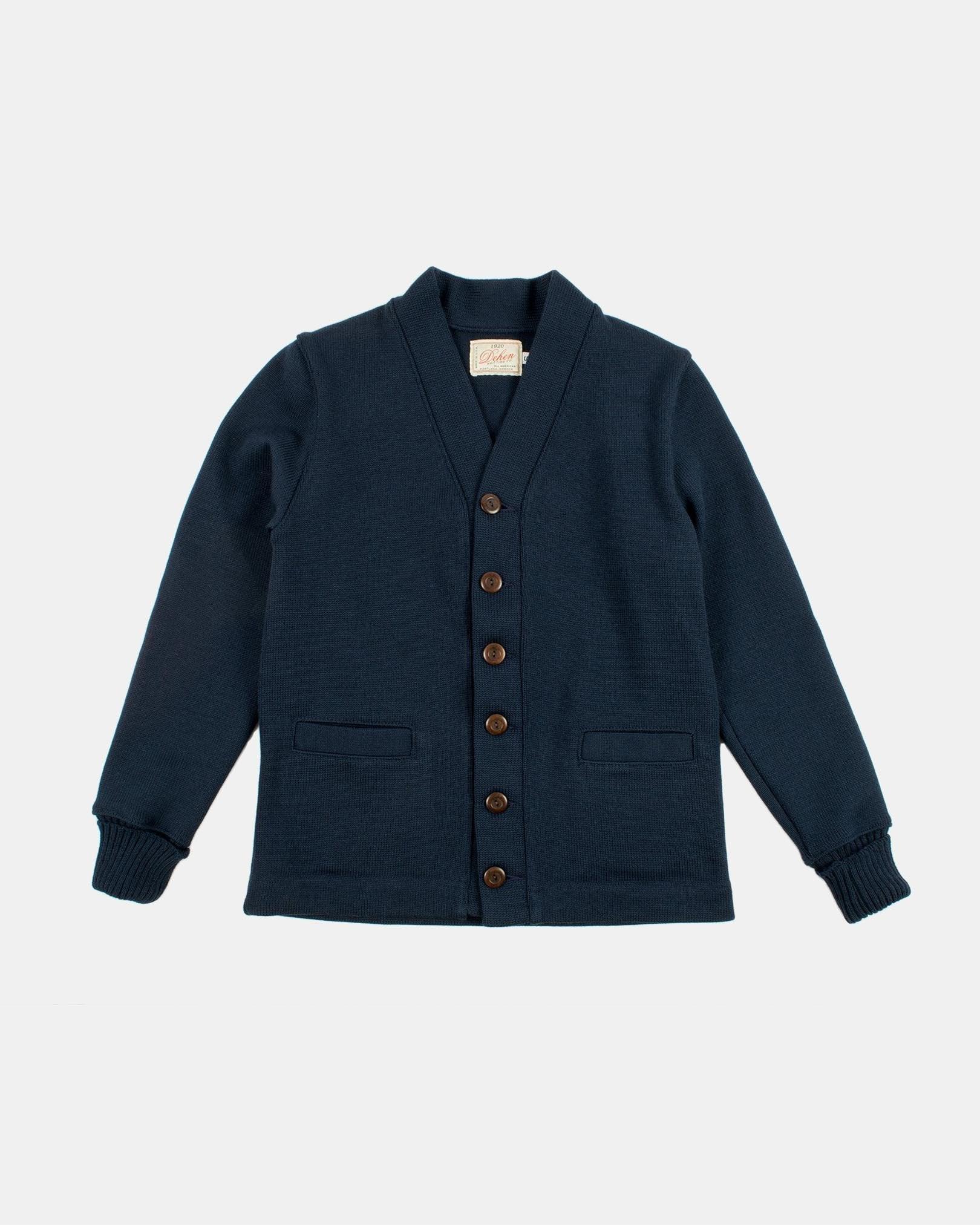 Dehen 1920 Classic Cardigan - Dark Navy - Guilty Party