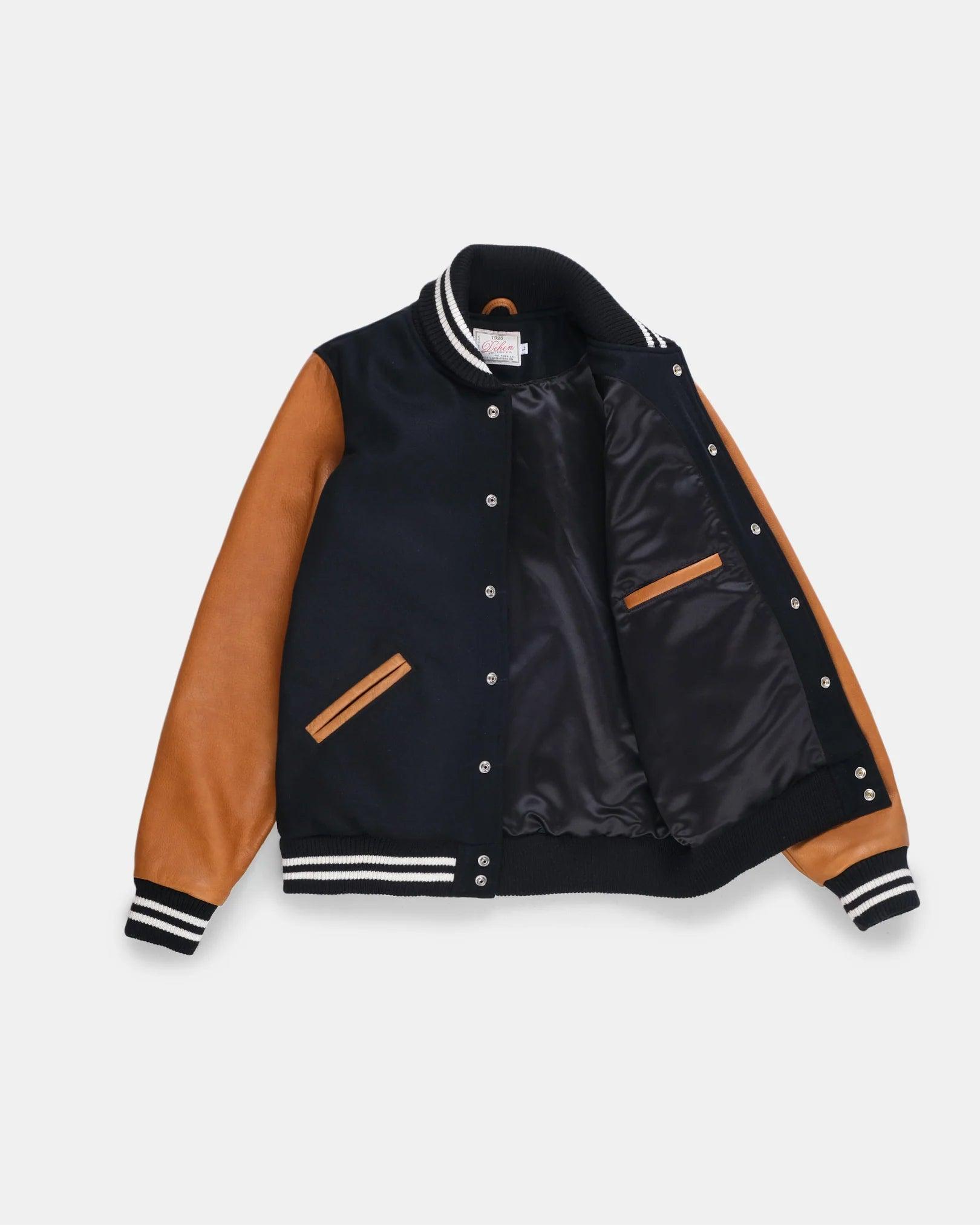 Varsity Jacket - Black / Rust - Guilty Party