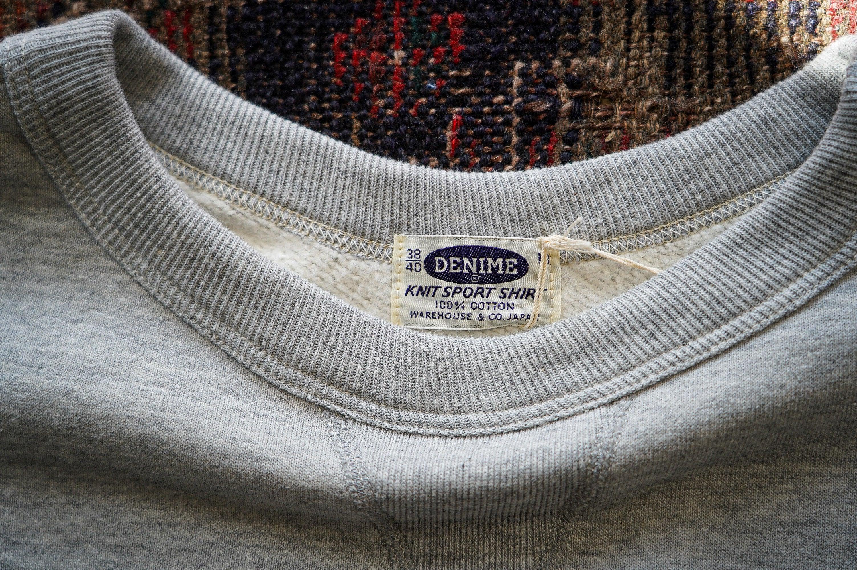 Denime Lot 268 - 88/12 V Gusset Crewneck Sweatshirt - Grey - Guilty Party