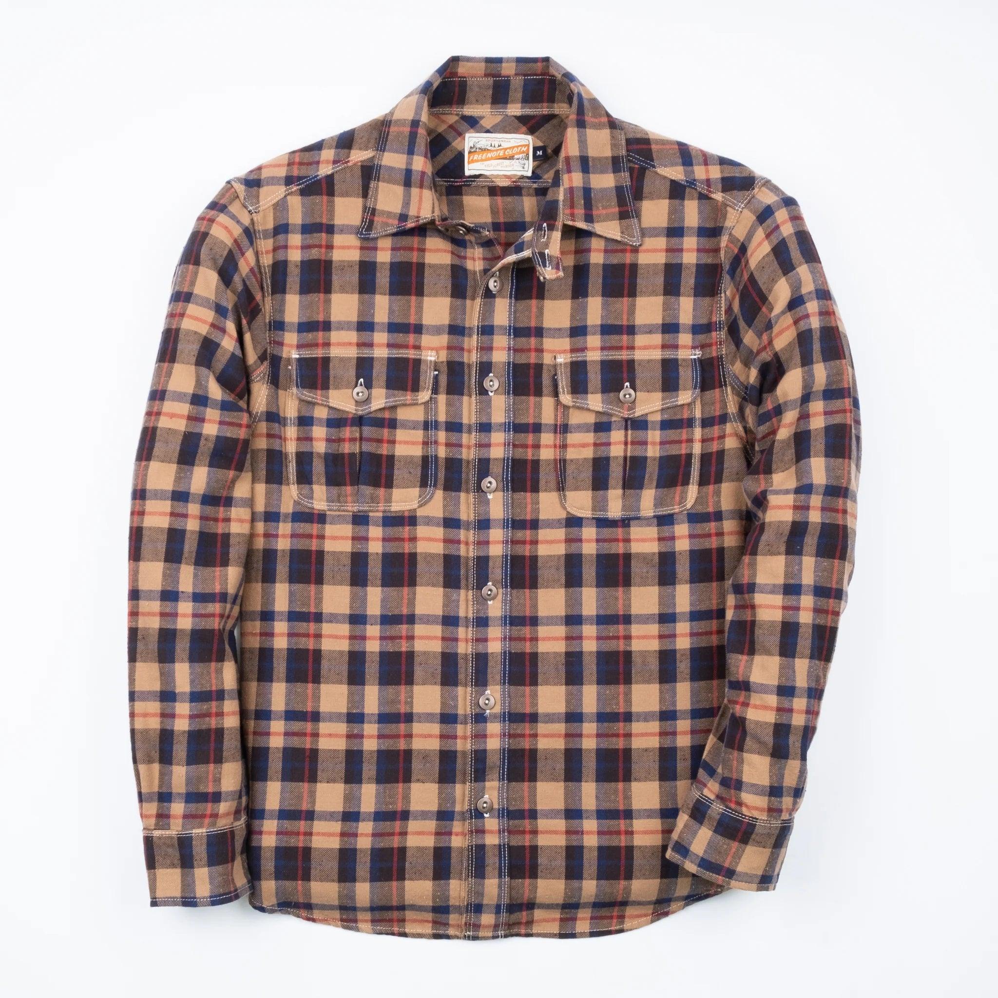 Currant Shirt - Brown Twill - Guilty Party