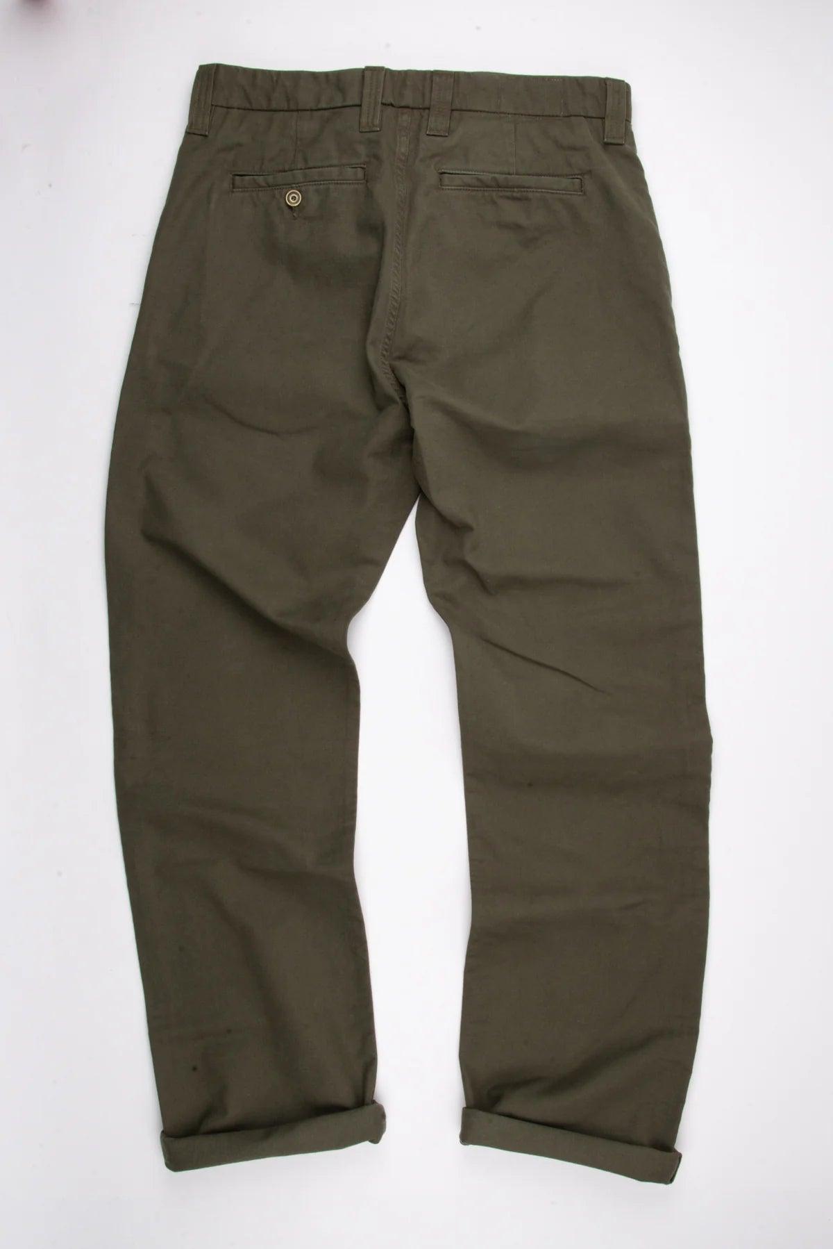 Freenote Cloth Deck Pant Straight Fit - Olive - Guilty Party