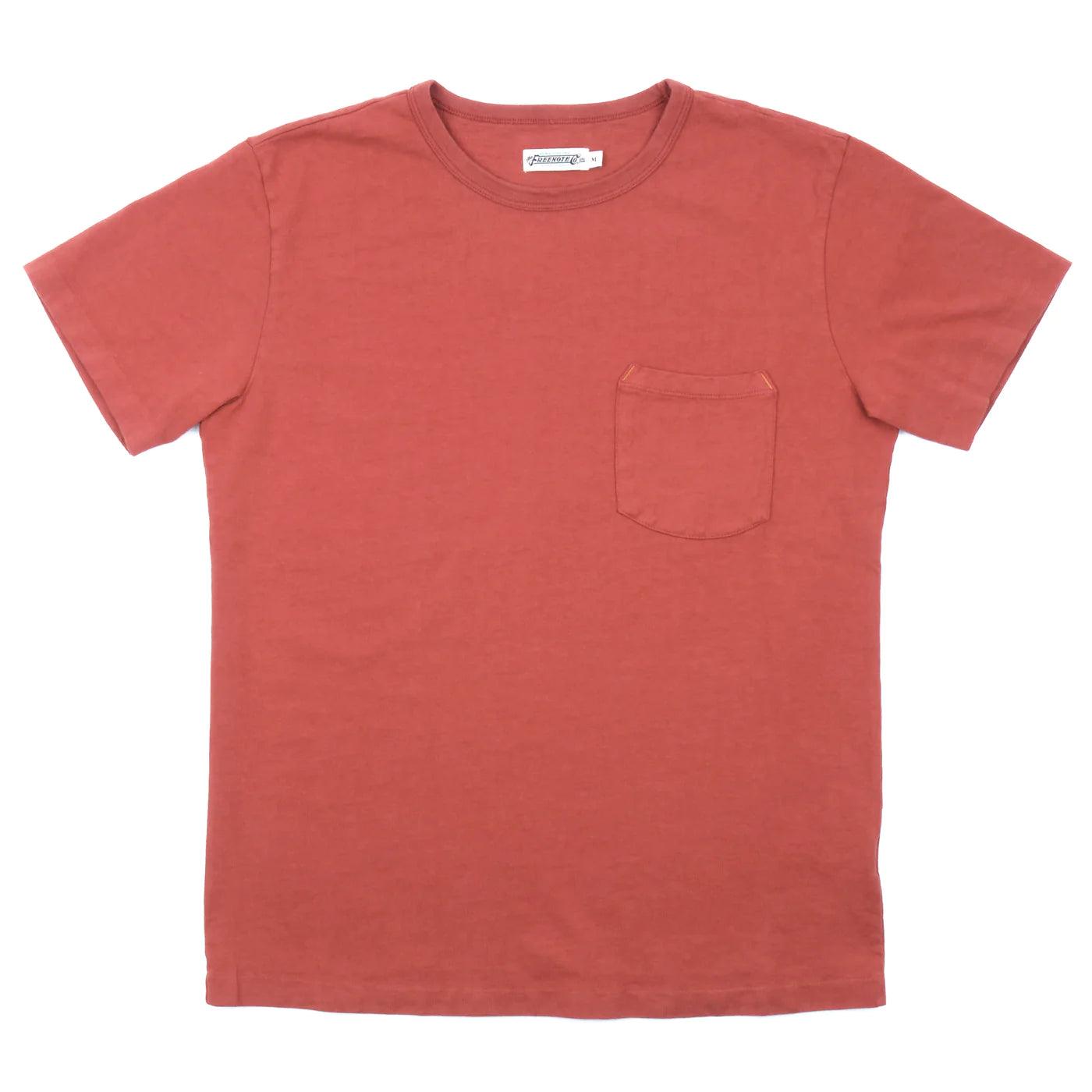 Freenote Cloth Heavyweight 13oz Pocket Tee - Picante - Guilty Party