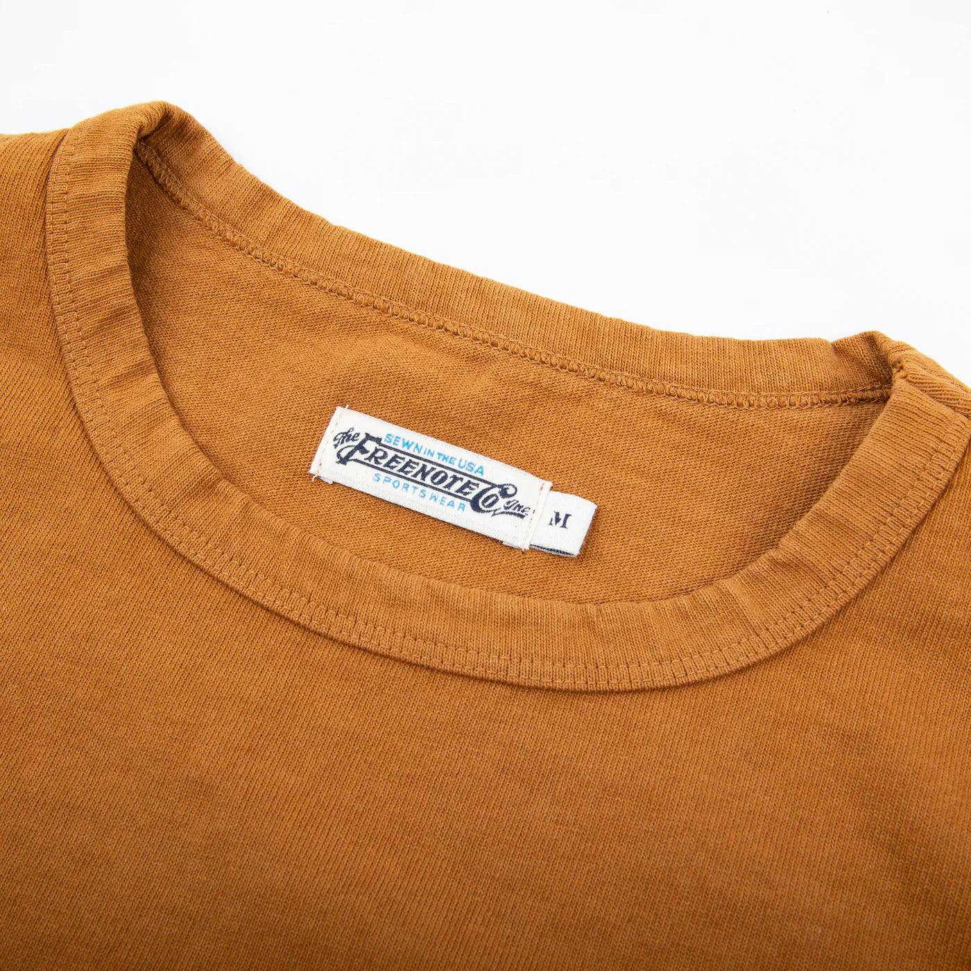 Freenote Cloth Heavyweight 13oz Pocket Tee - Tobacco - Guilty Party