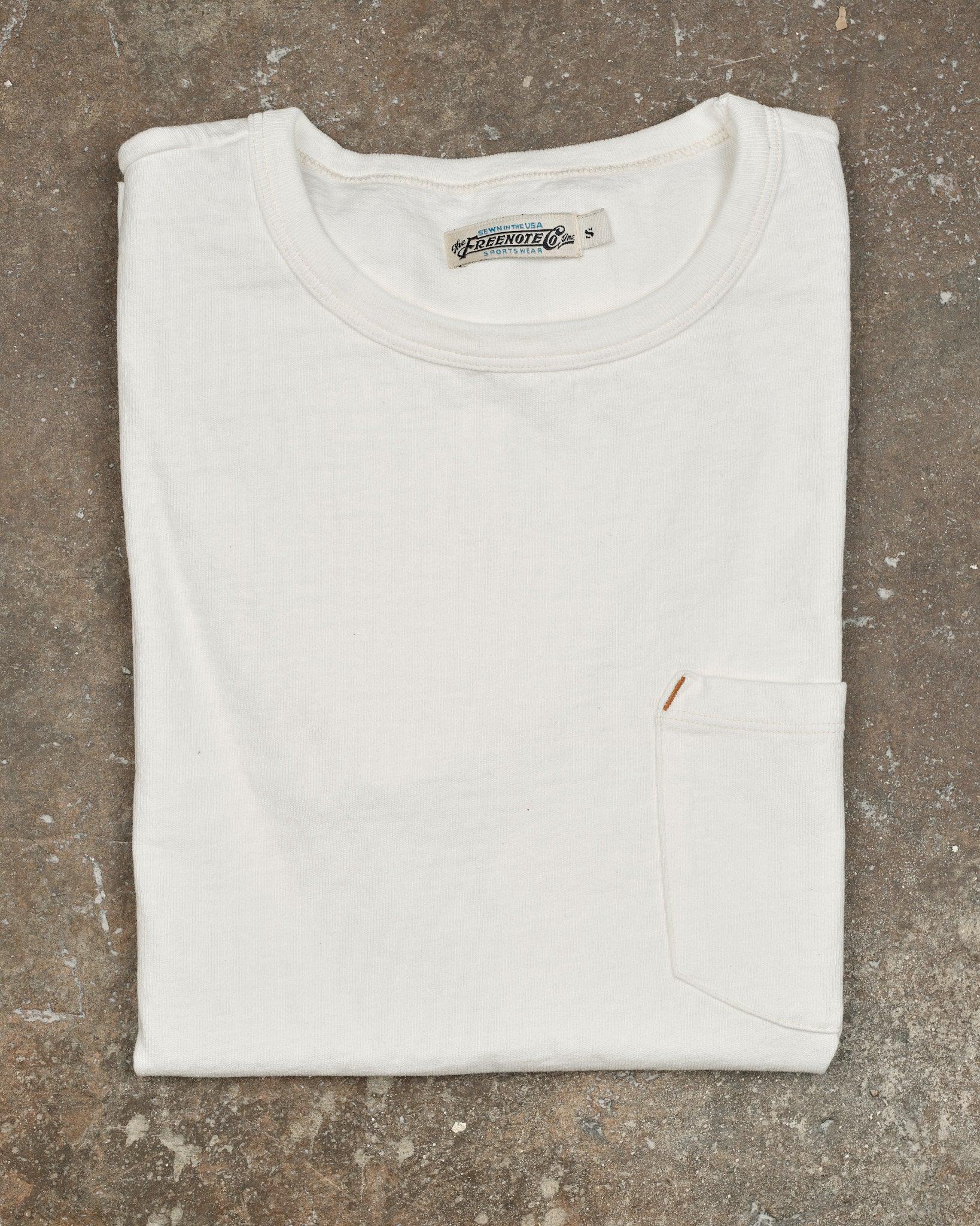 Heavyweight 13oz Pocket Tee - White - Guilty Party