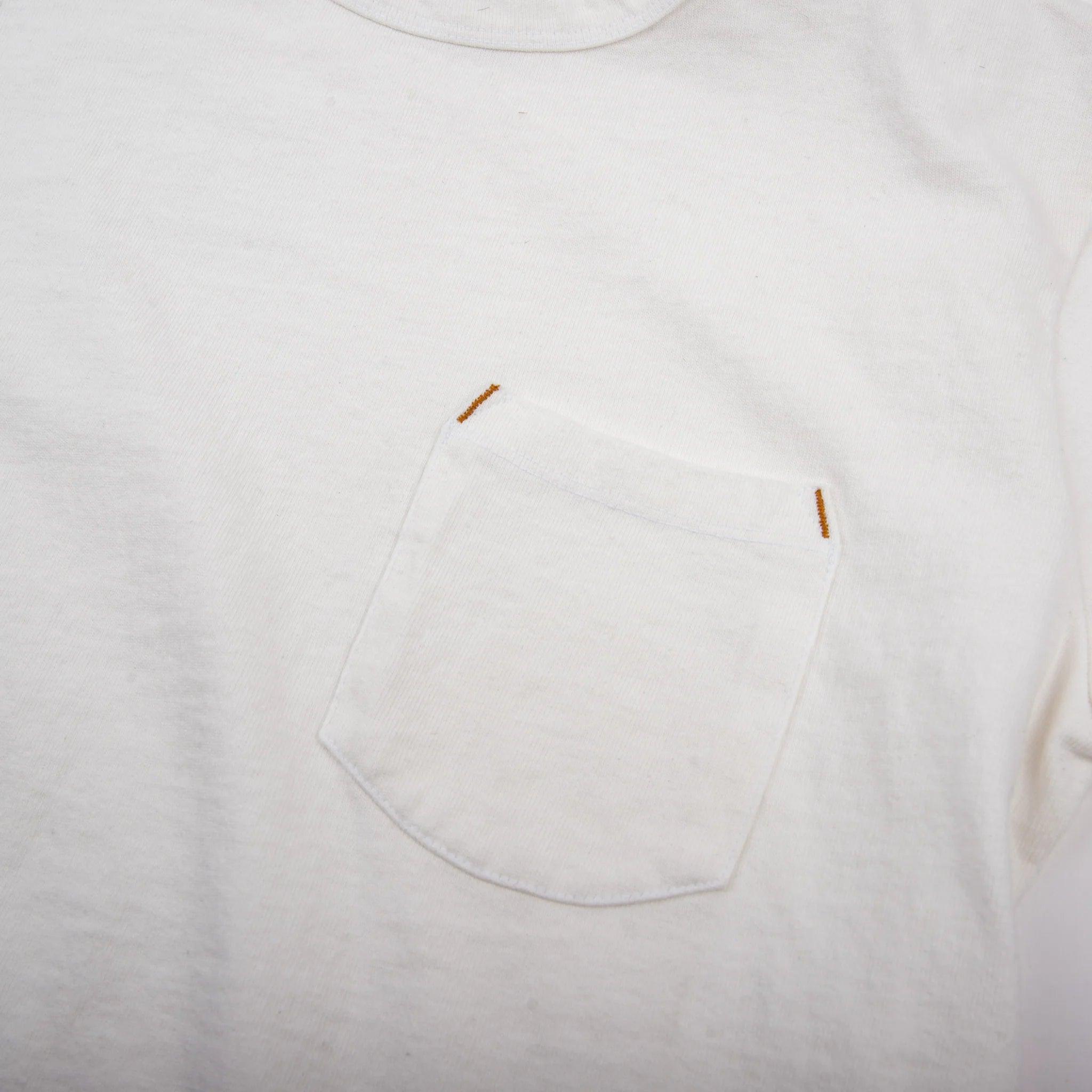 Heavyweight 13oz Pocket Tee - White - Guilty Party