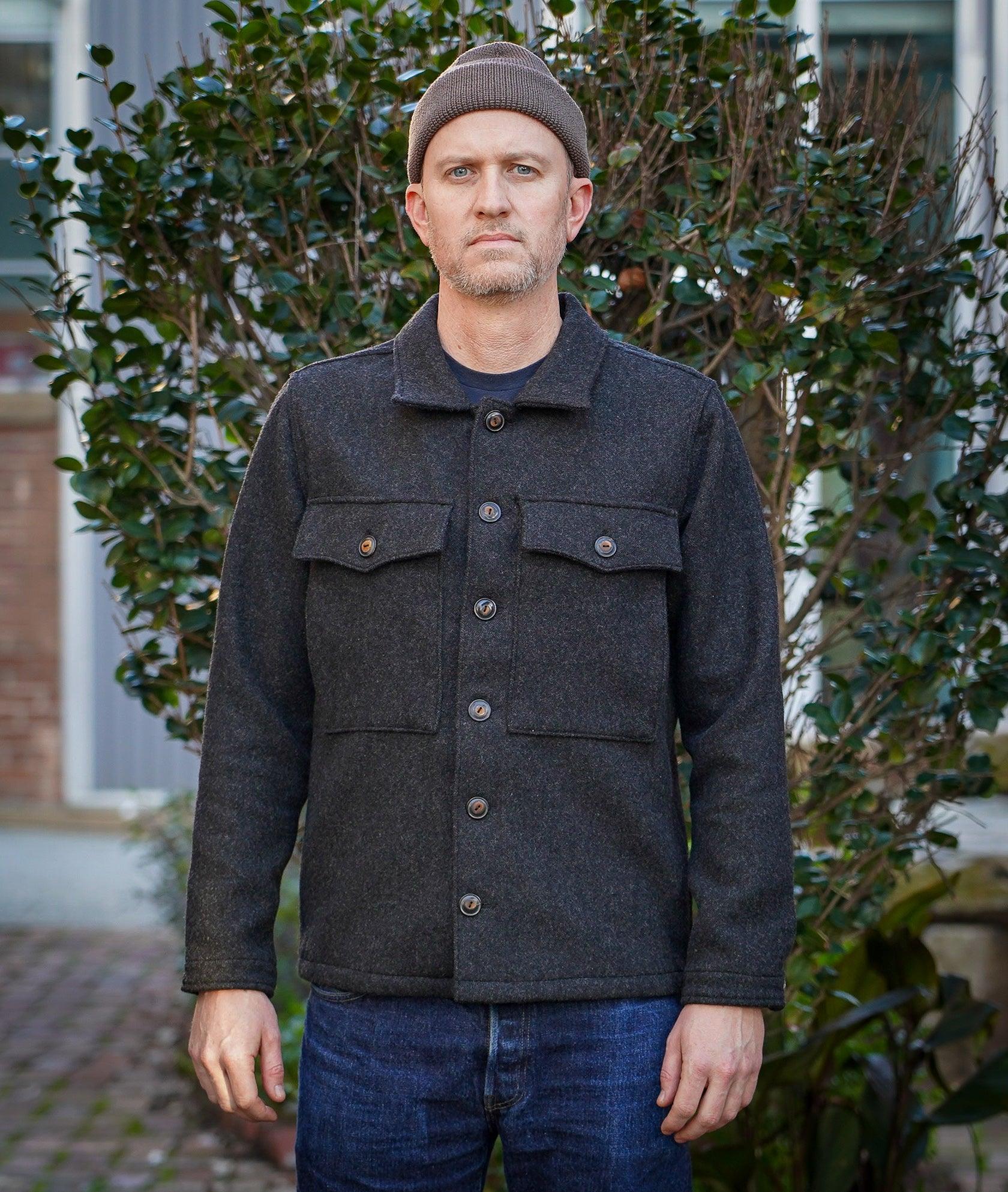Freenote Cloth Midway Wool CPO - Charcoal - Guilty Party