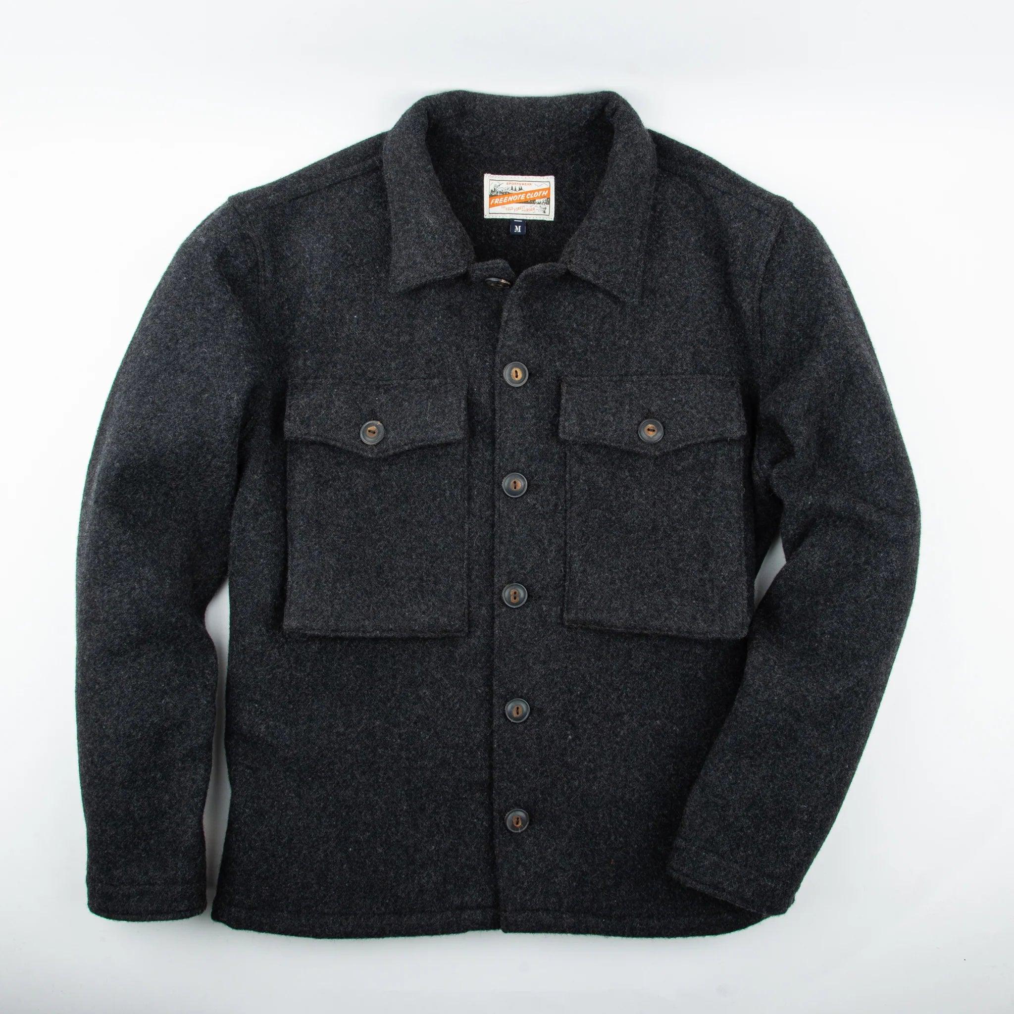Freenote Cloth Midway Wool CPO - Charcoal - Guilty Party