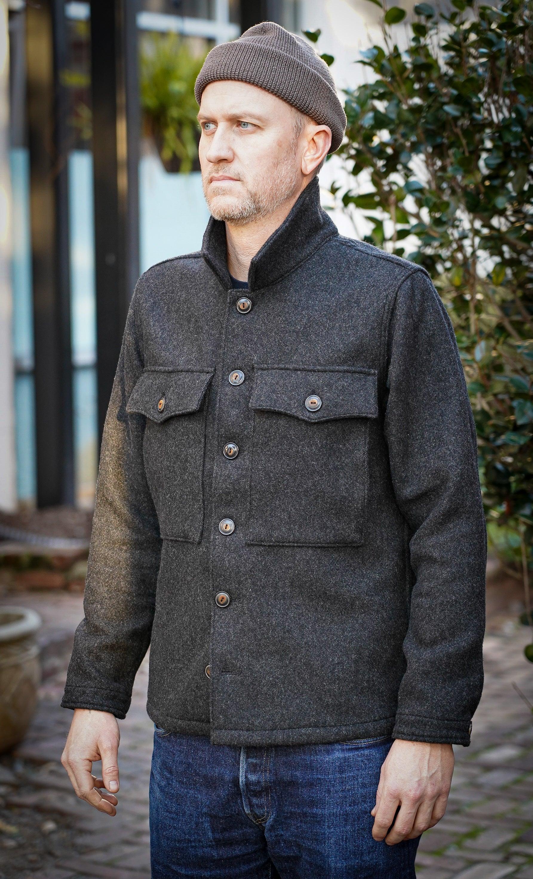 Freenote Cloth Midway Wool CPO - Charcoal - Guilty Party