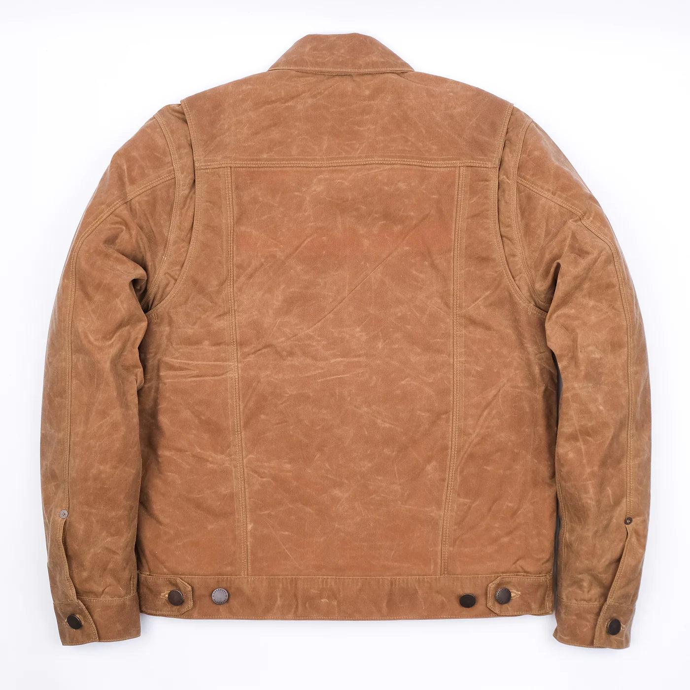 Freenote Cloth RJ-1 Riders Jacket Waxed Canvas - Rust - Guilty Party