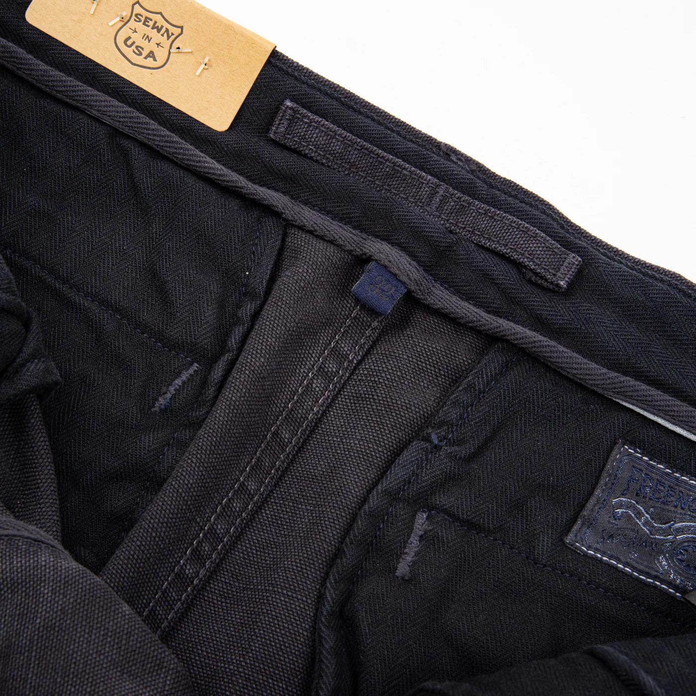 Freenote Cloth Workers Chino 14oz Slub Slim Fit - Black - Guilty Party