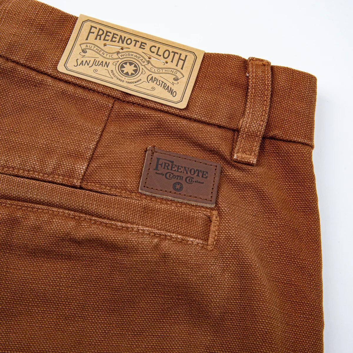 Freenote Cloth Workers Chino 14oz Slub Slim Fit - Rust - Guilty Party