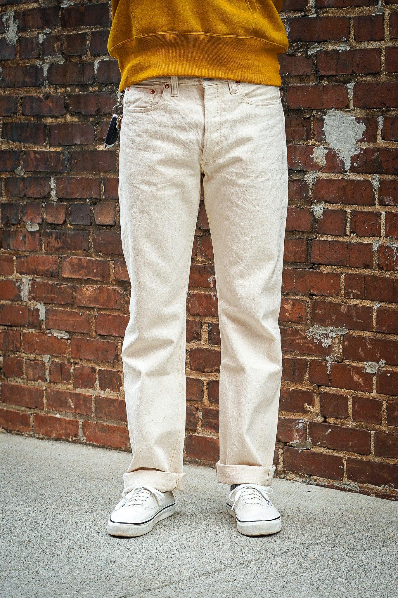 Fullcount 1108EC - Ecru Selvedge Slim Straight - Guilty Party