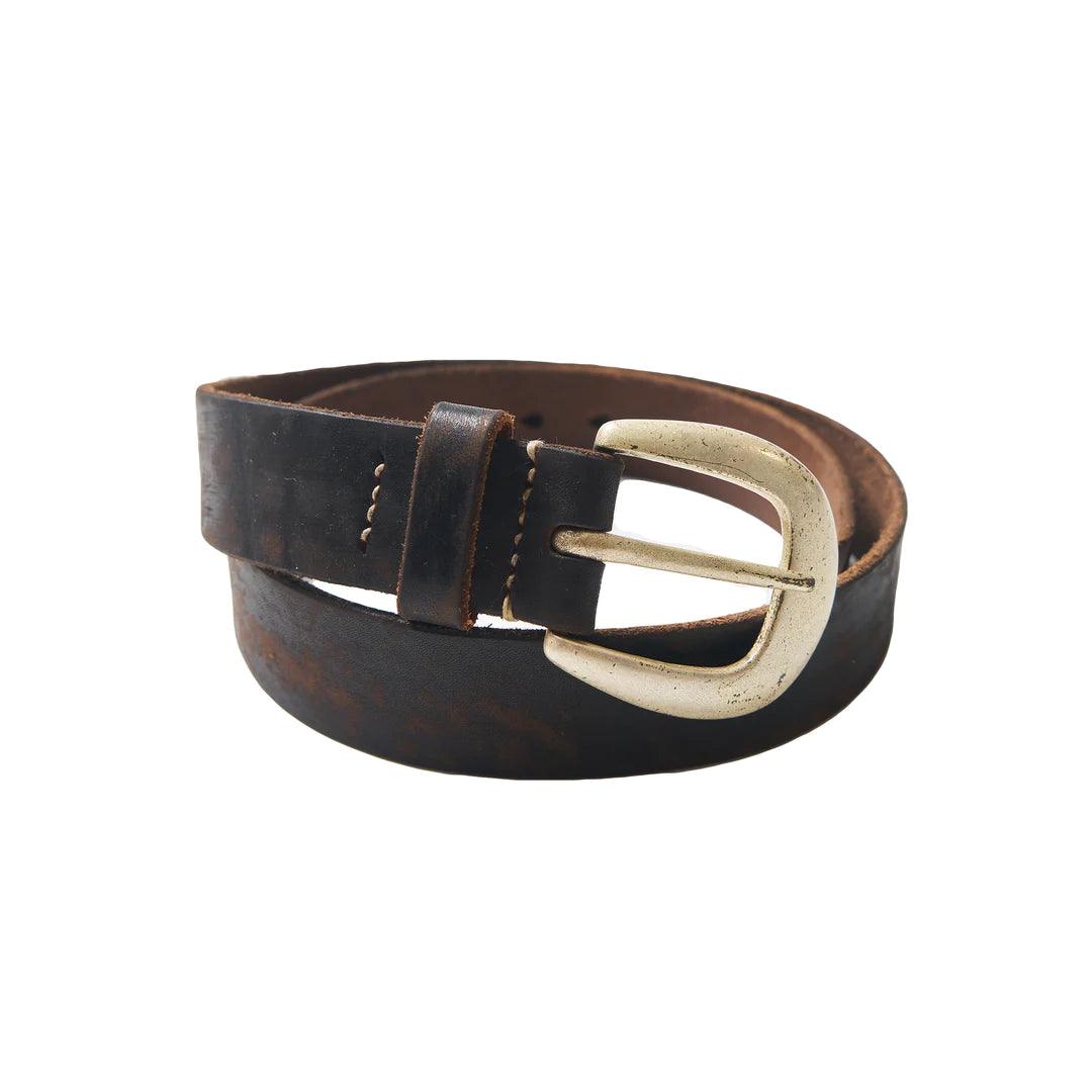 Fullcount 6210 Wild Leather Belt - Black - Guilty Party