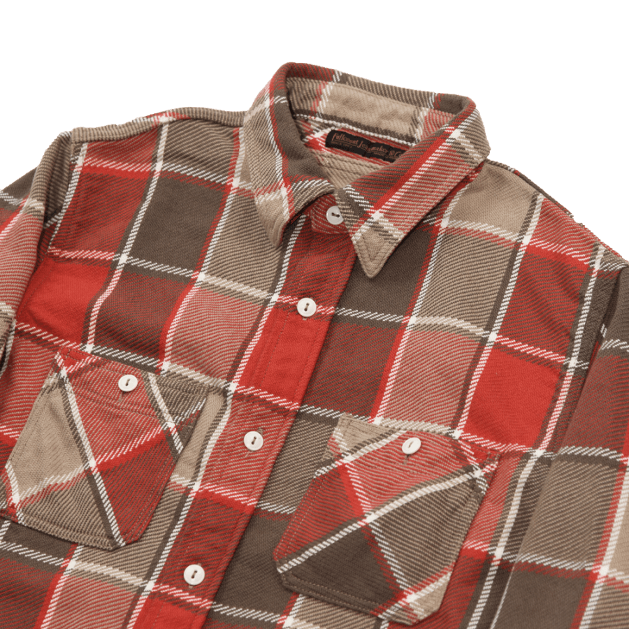 Fullcount Original Check Cotton Flannel - Red / Beige - Guilty Party