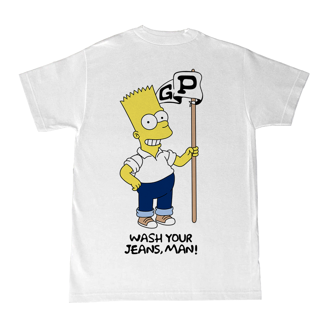Guilty Party Bart Tee - White