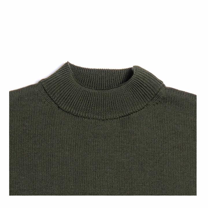 Heimat Textil Merino Deck Sweater - Military Green - Guilty Party