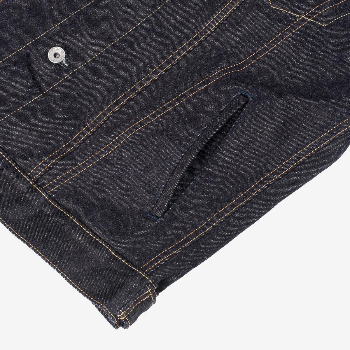 Iron Heart IH-526J-142 14oz Selvedge Denim Modified Type III Jacket - Indigo - Guilty Party