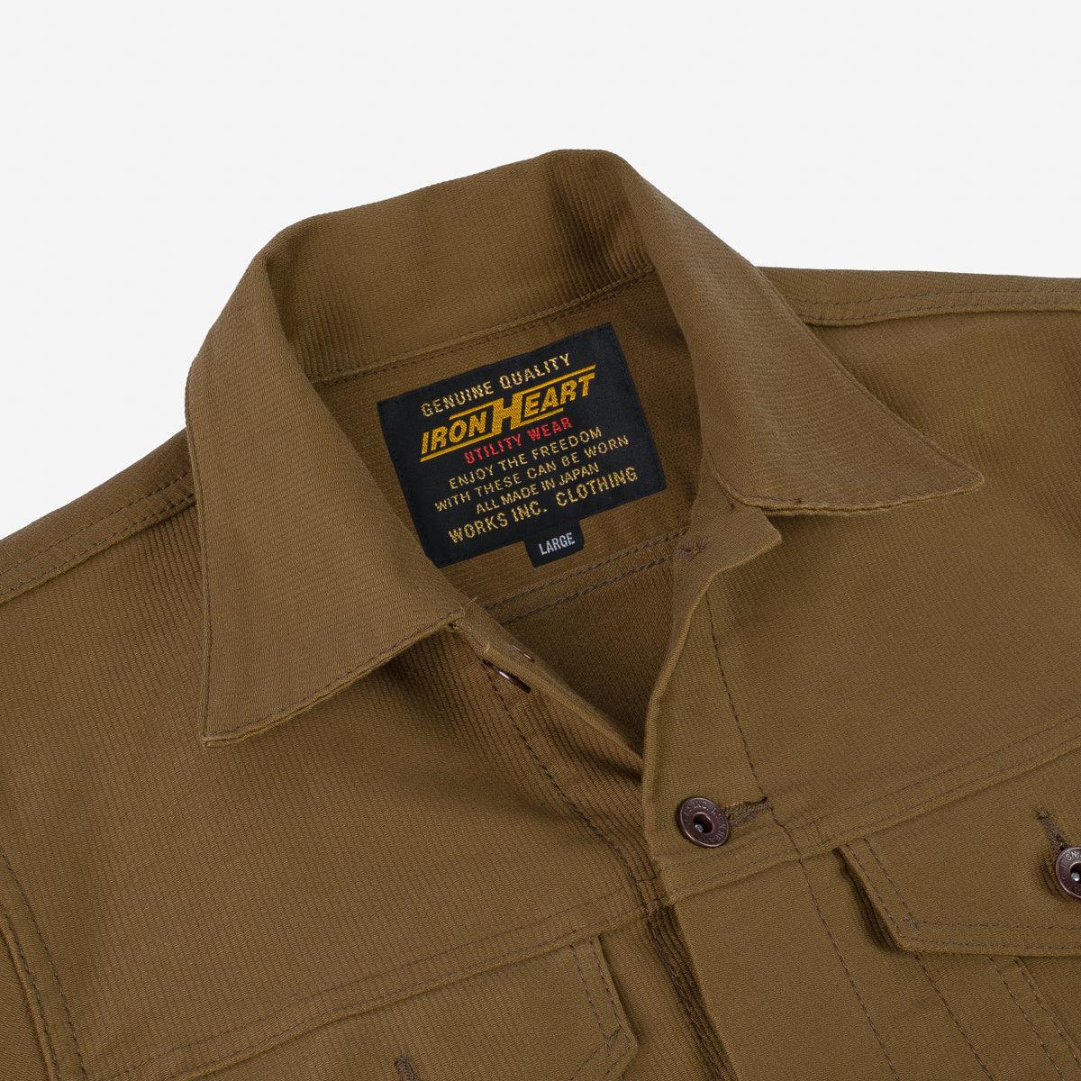 Iron Heart IHJ-126-KHA 12oz Whipcord Modified Type III Jacket - Khaki - Guilty Party