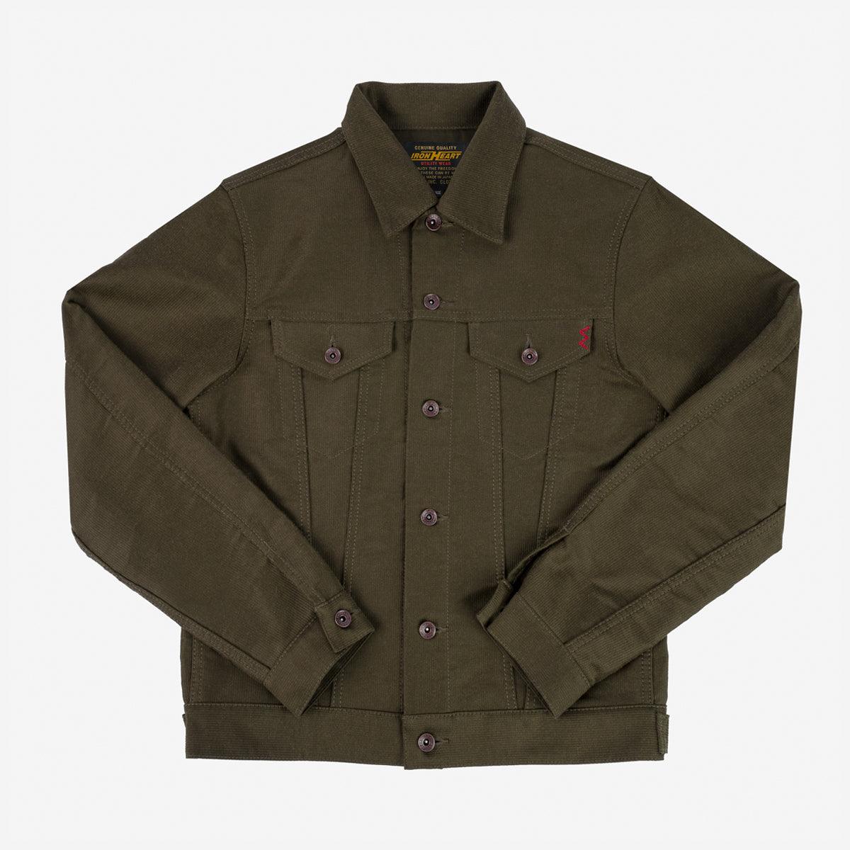 Iron Heart IHJ-126-ODG 12oz Whipcord Type III Jacket - Olive Drab Green - Guilty Party