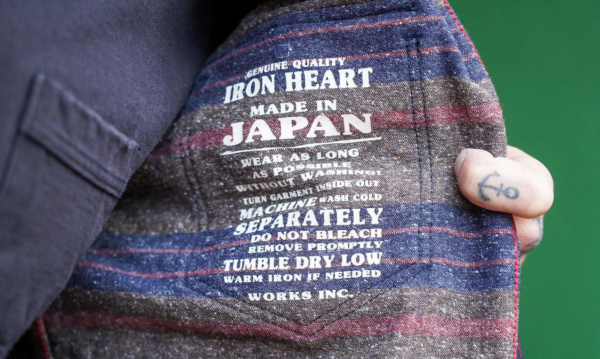 Iron Heart IHSH-368-IND 14oz Double Cloth Western Shirt - Indigo - Guilty Party