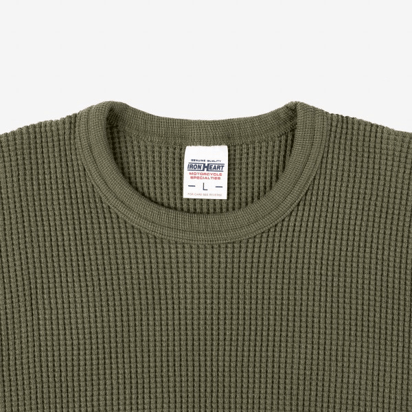 Iron Heart IHTL-1301-OLV Waffle Knit Thermal - Olive - Guilty Party