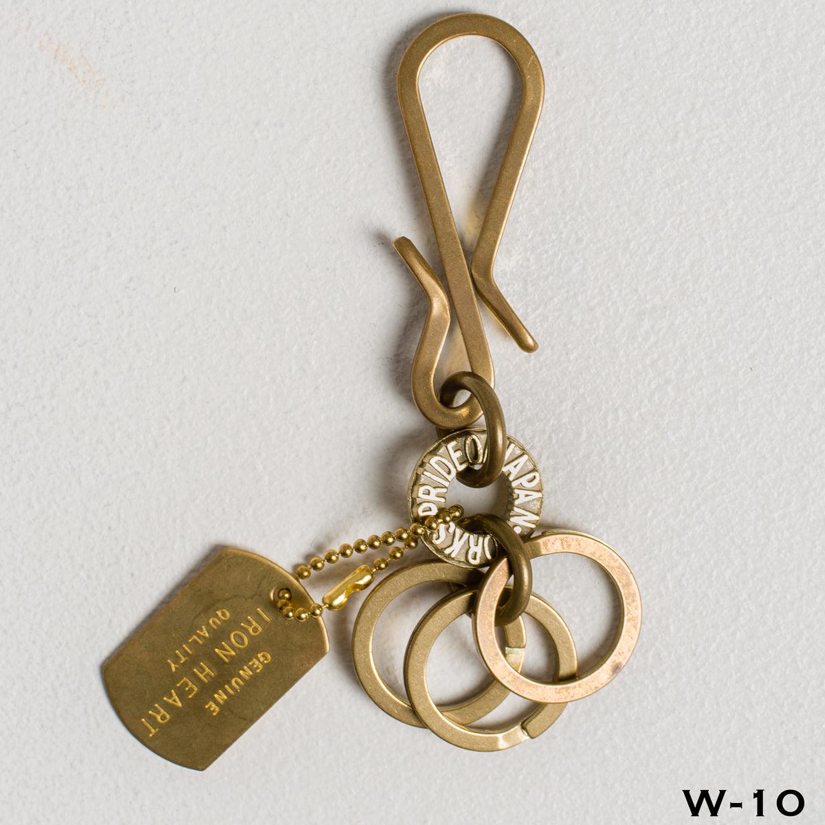 IHW-10 Brass Key Hook w/ Rings - Guilty Party