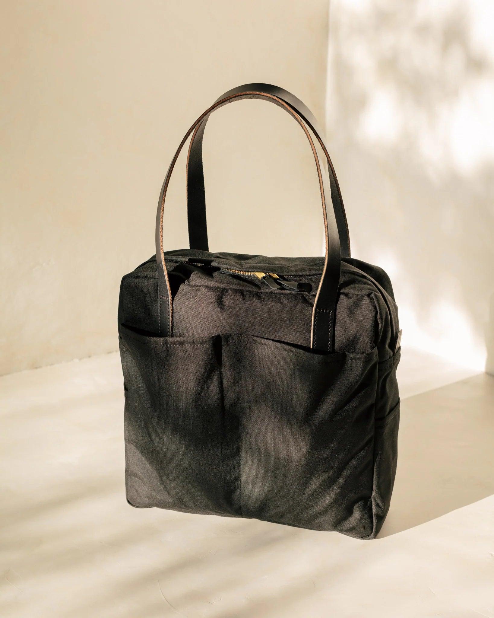 Nylon Utility Tote - Zippered - Black - Guilty Party
