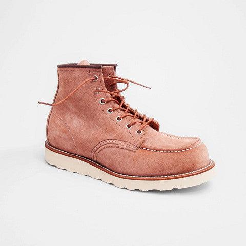 Red Wing 8208 - 6in Classic Moc Toe - Dusty Rose Suede - Guilty Party