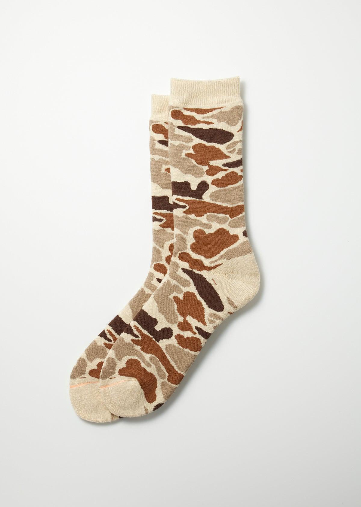 Rototo Pile Camo Crew Socks - Guilty Party