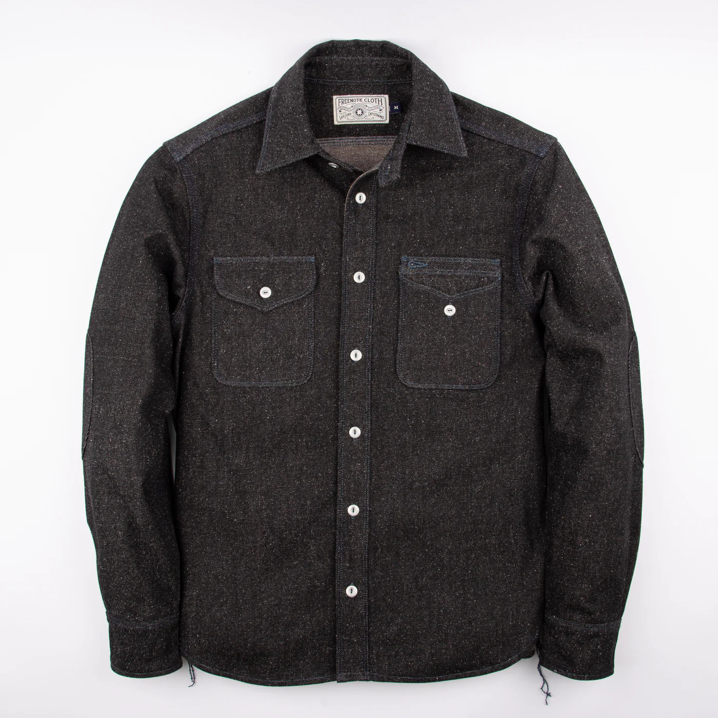 Freenote Cloth Lambert Shirt - Black Nep Denim