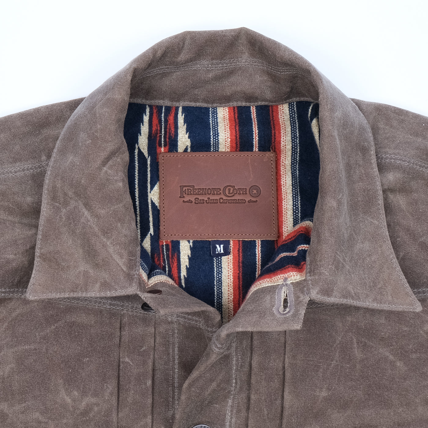 Freenote Cloth RJ-1 Riders Jacket Waxed Canvas - Oak