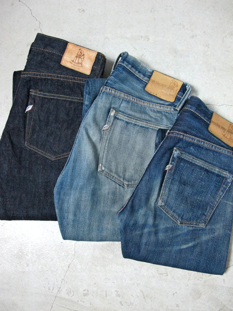 Pure Blue Japan XX-002 14oz Selvedge Denim Piped Straight - One Washed
